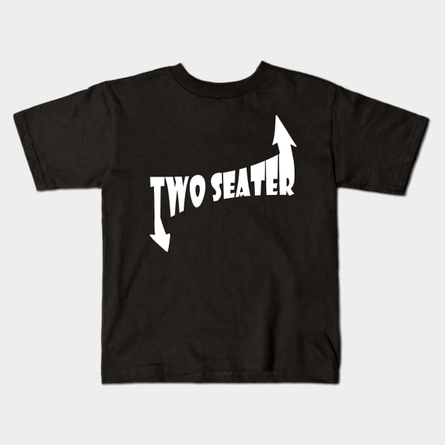 Two Seater Kids T-Shirt by Horisondesignz